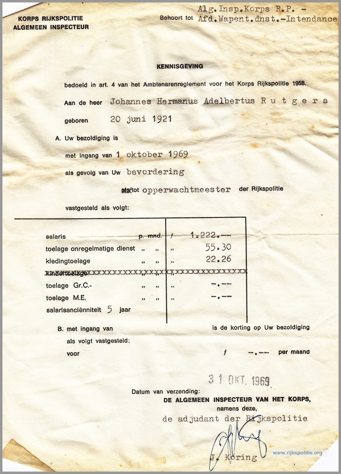 Mr Geweermaker Rutgers 1969(7V)