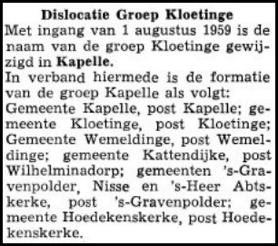 GRP Kapelle Kloetinge 59 Naamswijziging [3V]